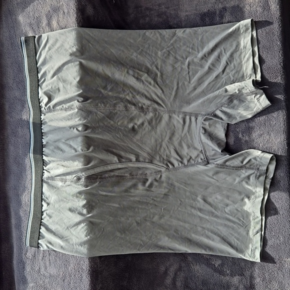 Gray Microfiber Boxer Briefs